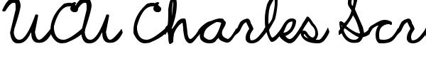 UCU Charles Script font preview